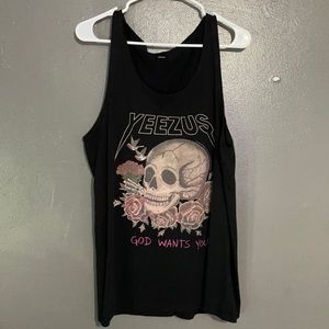 Yeezus God wants You muscle shirt